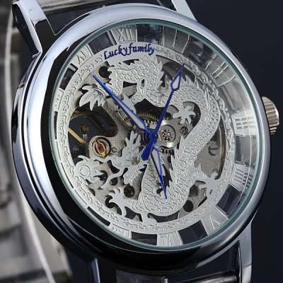 *HOT ITEM* Lucky Family Luxurious Automatic Chronograph Dragon Timepiece