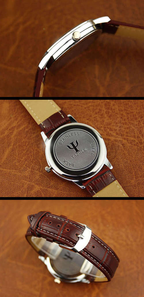 *HOT ITEM* YAZOLE Luxurious *CALENDER DISPLAY & DOUBLE SCALES* Timepiece