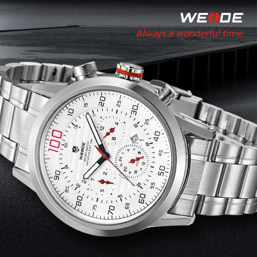 *MUST-HAVE* WEIDE Luxurious STUNNING Stainless Steel Timepiece