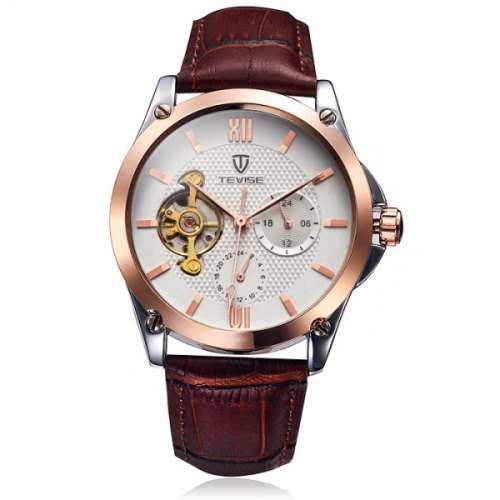 *JAW DROPPER* TEVISE Tourbillon Imperial Chronograph Luxurious Automatic Timepiece