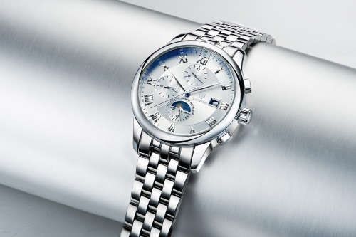 *Immaculate* TEVISE Expensive Mechanical Automatic Chronograph Professional Luxurious Timepiece