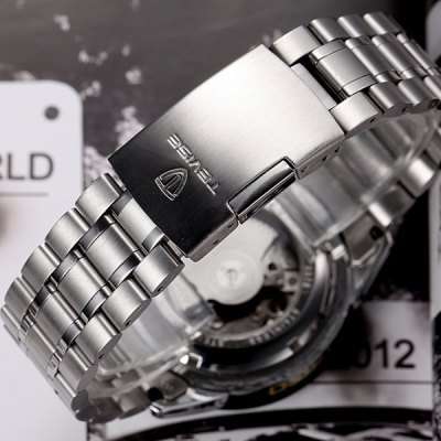 *Tourbillon* TEVISE Automatic Mechanical Double Scales Sub Dials Hollow-Out Luxurious Timepiece