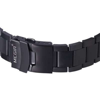 *LIMITED* MEGIR PRO Black Edition Fully Loaded Features Luxurious Timepiece