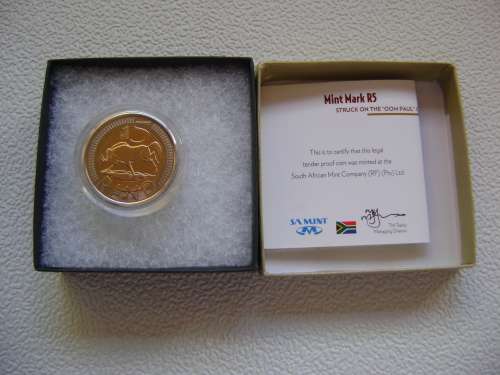 2016 OOM PAUL MINTMARK PROOF ,AUTHENTICATED , CAPSULED AND BOXED.