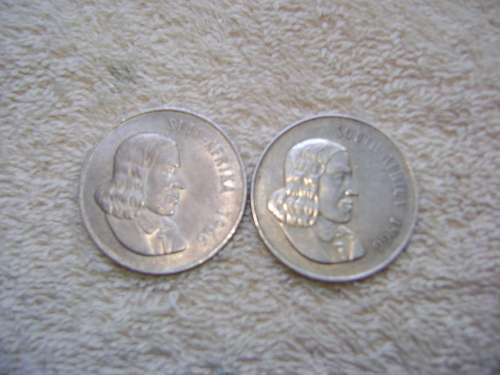 1966 SILVER RAND 1 AFR. AND ENG. COINS.BID PER 1 TO TAKE 2.