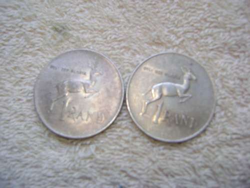 1966 SILVER RAND 1 AFR. AND ENG. COINS.BID PER 1 TO TAKE 2.