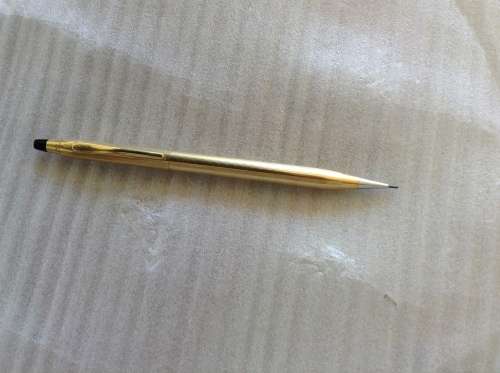 CENTURY12 K GOLD FILLED CROSS PENCIL  GOOD CONDITION. 1/20.