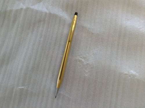 CENTURY12 K GOLD FILLED CROSS PENCIL  GOOD CONDITION. 1/20.