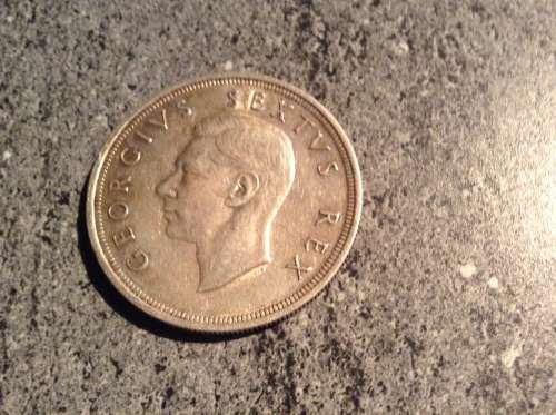 1950 SILVER UNION CROWN.MINTAGE ONLY 84454. DIFFICULT TO FIND.