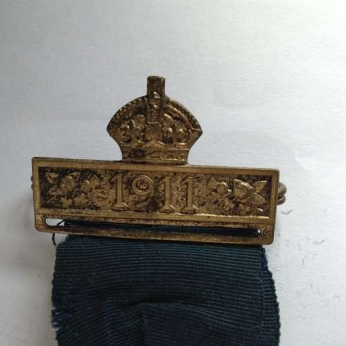 BLOEMFONTEIN ISSUE OF THE 1911 CORONATION OF KING GEORGE V AND QUEEN MARY. WITH 1911 BAR AND RIBBON.