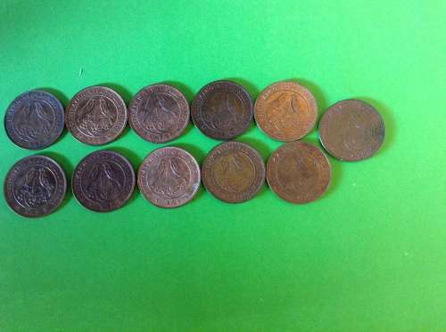 1942 TO 1952 UNION OF SA  FARTHINGS .HIGHER GRADES.