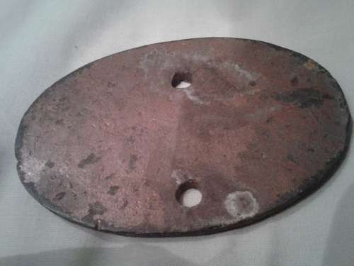 1912- SA RAILWAYS NUMBER PLATE DR-973.THIS STEAM LOCOMOTIVE SAW SERVICE IN SA AND SWA.Desc.