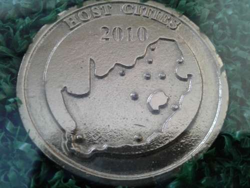 2010 FIFA OFFICIALLY LICENSED WORLD SOCCER CUP MEMORABILIA.ONLY 1000 MADE.AUTHENTIC.SEE DESC.