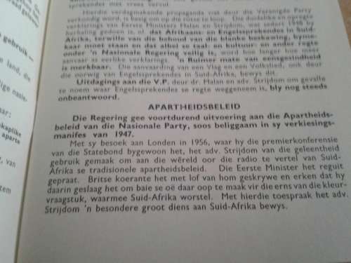 FREEDOM CHARTER OF THE NATIONAL PARTY -1948-1958.APARTHEID ETC VALIDATED. DESCRIPTION.