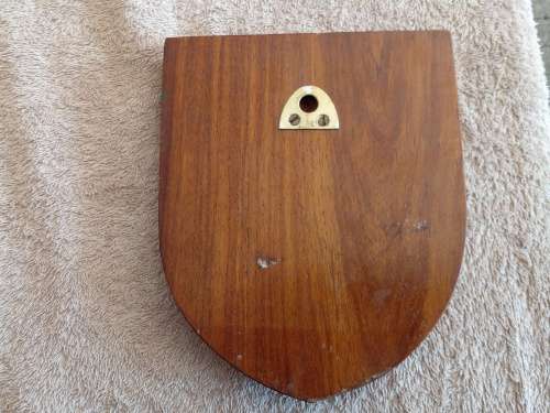 The Rhodesian Armoured Car Regiment wooden plaque emblem.