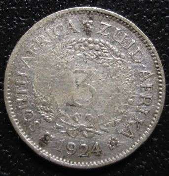 1924 Silver Threepence