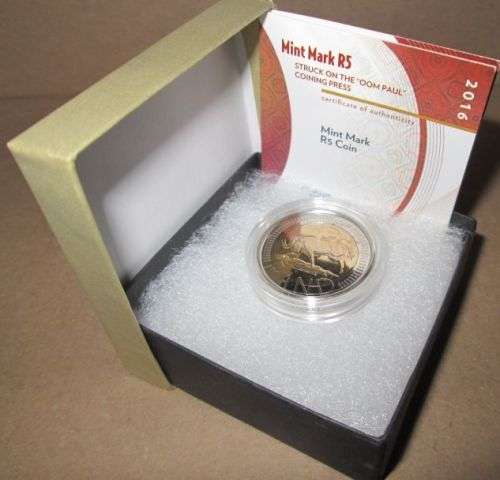 2016 "oom Paul" R5 with Coin World mintmark!