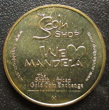 Nelson Mandela Scoin Medallion / Token, A Long Walk To Freedom