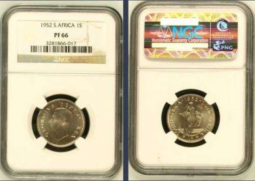 1952 Shilling NGC graded PF66!!!