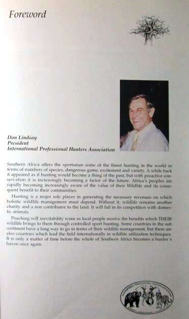 Hunting in Southern Africa By: Ralf Robert Enderwitz