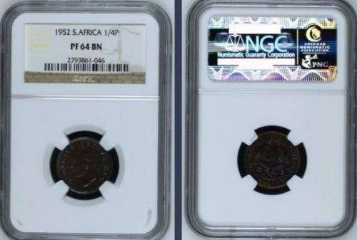 1952 Partial Proof set, NGC graded !
