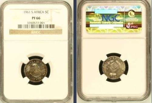 1961 5c NGC graded PF 66 !!