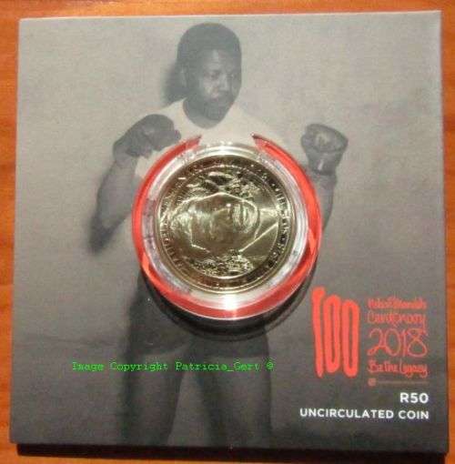 2018 Mandela Centenary R50 BRONZE ALLOY COIN