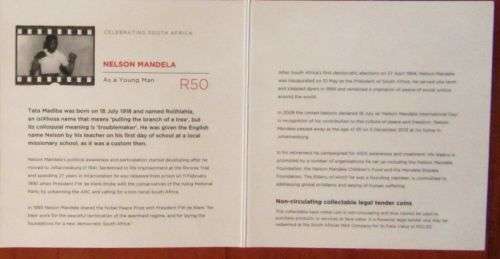 2018 Mandela Centenary R50 BRONZE ALLOY COIN