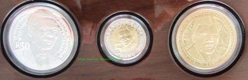 2018 Mandela Centenary 3 coin set, including Proof R5 !!