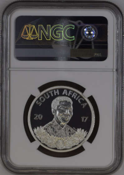 **PF 69 UC** 2017 MANDELA Protea Silver R1 NGC graded Proof 69!!