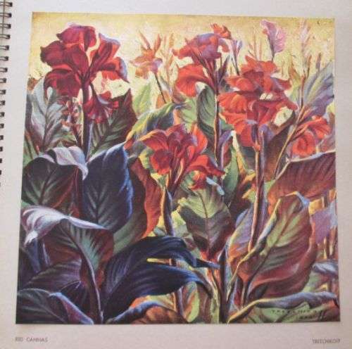 TRETCHIKOFF Colour prints spiral bound book & two Souvenir catalogues & one extra print signed !!!