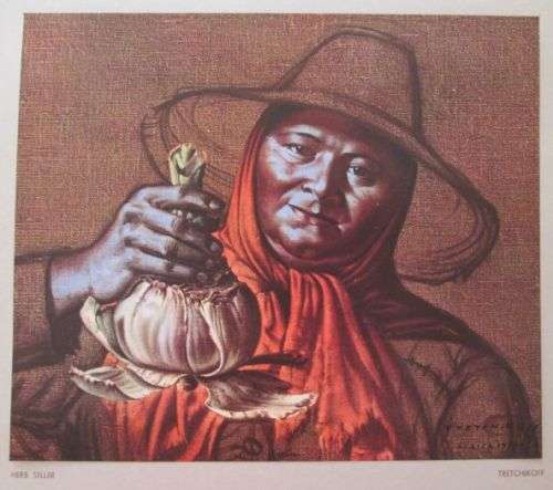 TRETCHIKOFF Colour prints spiral bound book & two Souvenir catalogues & one extra print signed !!!