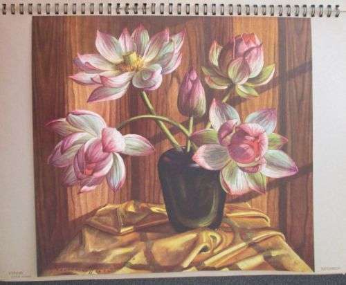 TRETCHIKOFF Colour prints spiral bound book & two Souvenir catalogues & one extra print signed !!!