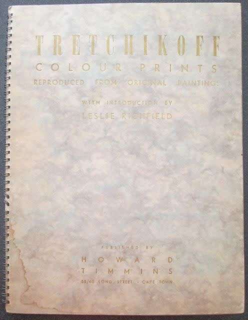 TRETCHIKOFF Colour prints spiral bound book & two Souvenir catalogues & one extra print signed !!!