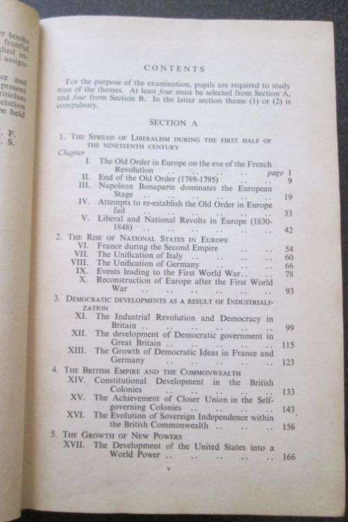 History for the Cape Senior Certificate and Matriculation by C de K Fowler and GJJSmit, 1957