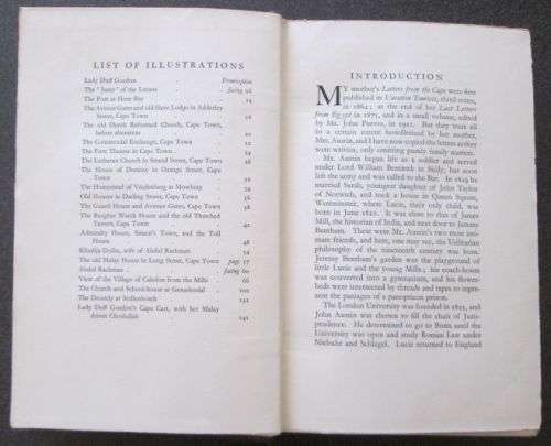 Letters from the Cape by Lady Duff Gordon, 1927