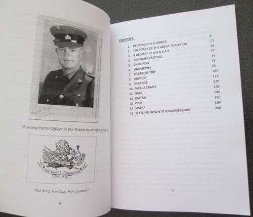 My Memoirs of the British Africa police Rhodesia (1966 - 1981) by John Shaw ***SIGNED***