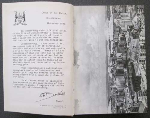 The City Of Johnnesburg Official Guide, December 1951