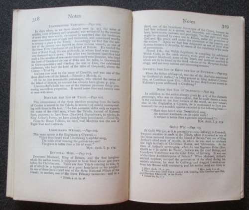 The Mabinogion with introduction by Rev. R. Williams, Everyman's Library Edited by Ernest Rhys, 1906