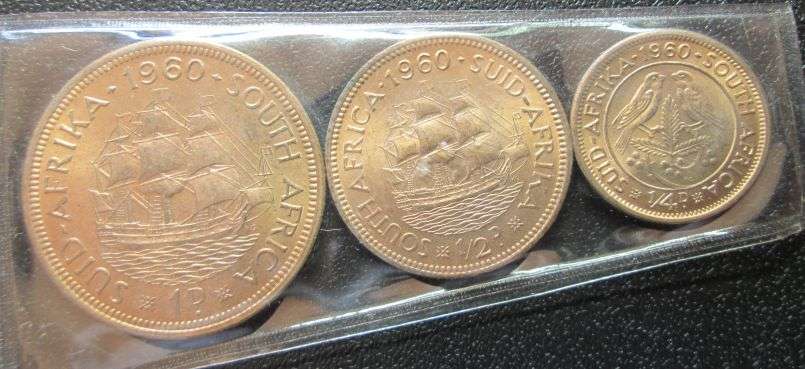 1960 UNC Bronze set
