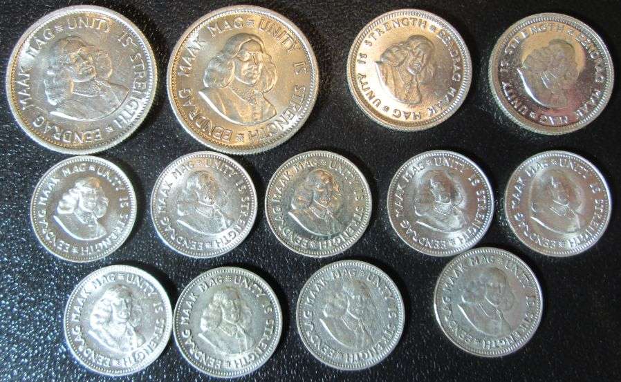 1961 silver 2 1/2c, 5c & 10c coins