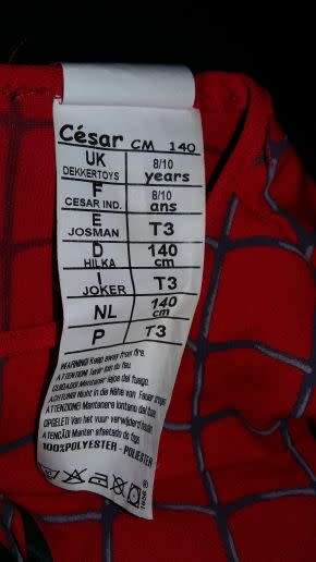 KIDS Classic Spider-Man Muscle Costume