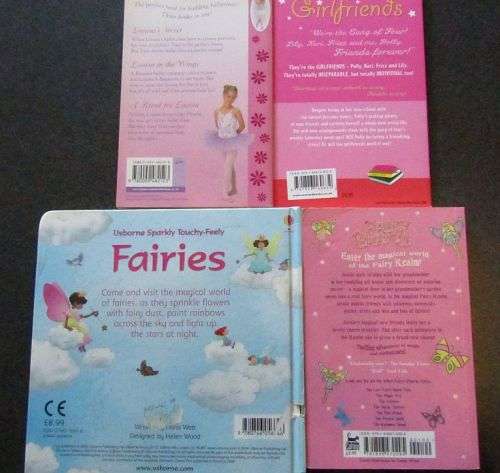 PINK Fairies and Ballerina BOOKS, 4 - 9 Years Old, 4 Books Set