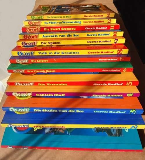 OLOFF Die Seerower deur Gerrie Radlof - 13 BOEKIES nommers 1-12 en 14. Soos Nuut!