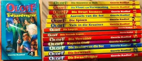 OLOFF Die Seerower deur Gerrie Radlof - 13 BOEKIES nommers 1-12 en 14. Soos Nuut!