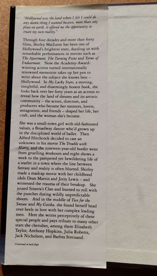 Shirley MacLaine, My Lucky Stars, A Memoir