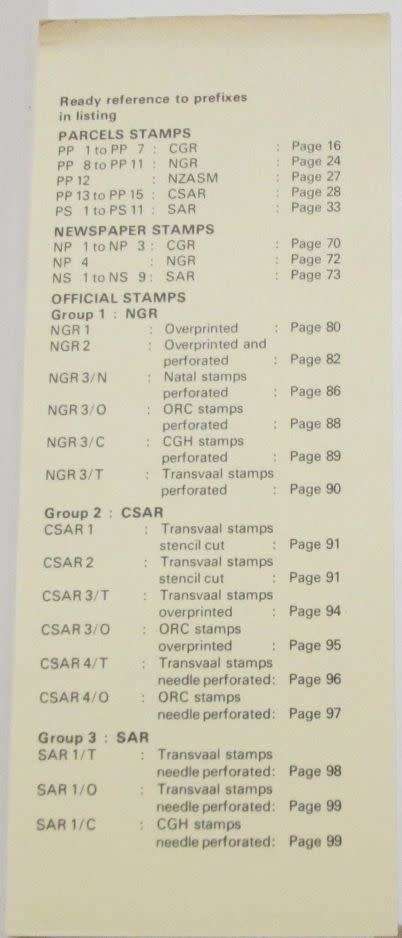 Railway Stamps of South Africa by Hagen.H.S and Naylor, S.P