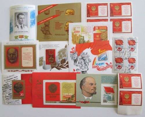 Selection of Russia miniature sheets and sheets