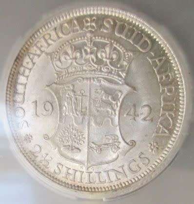 1942 Half Crown SANGS graded MS64