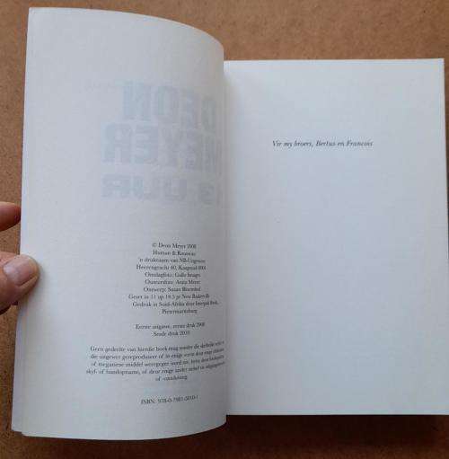 13 Uur, Deon Meyer